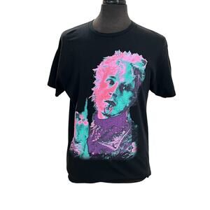 Machine Gun Kelly Mens Large Black Pink Mainstream Sellout Tour 2022 Concert Tee